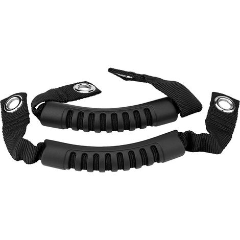 Set Mit 2 Haltegriffen Für Die Hinteren Kopfstützen Mit Löchern, Passend Für Jeep Wrangler 1995–2017, Schwarz