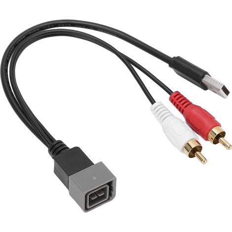 Usb-auf-cinch-adapterkabel Für Autoradios, 23 Cm, 8-polig, Ersatz Für Nissan Cube, Juke Und Versa