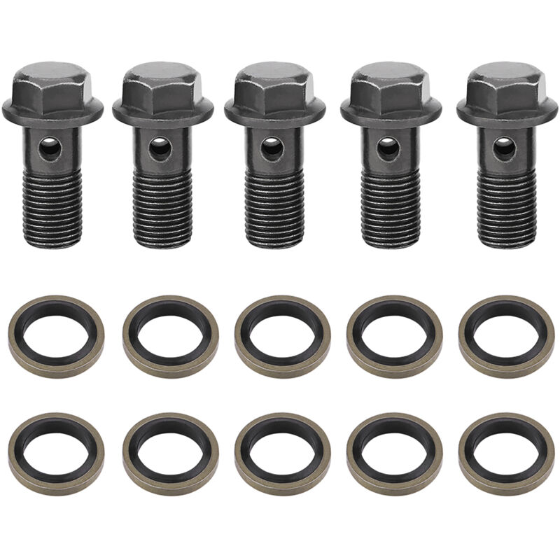 Stück Hohlschrauben Und Unterlegscheiben Für Motorrad-bremssattel-hauptbremszylinder M10 X 1,0 Mm