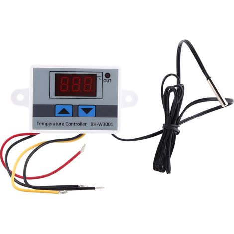 Digitales 220-v-led-temperaturreglermodul, Thermostatschalter Mit Wasserdichter Sonde
