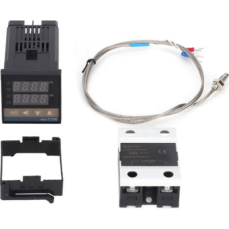 0-400℃ Pid Led Digitaler Temperaturregler Thermostat-kit Ac110v-240v