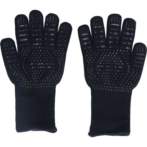 Hitzebeständige Handschuhe 500℃ 31cm Hitzefeste Fäustlinge Kochwerkzeug Zum Schweißen In Öfen Und Grills