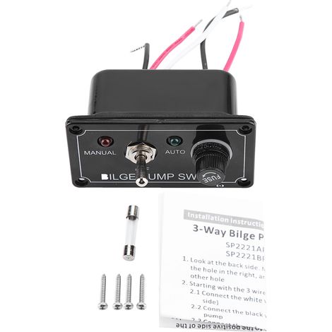 12v Dc Led-anzeige Für Manuelle/aus/automatik-schalter Der Bilgenpumpe Für Boote