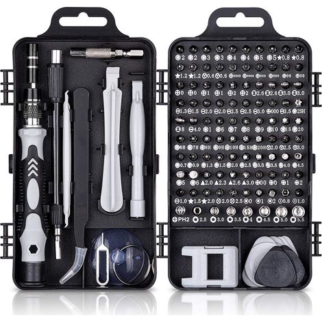 Präzisions-schraubendreher-set, 115-in-1 Magnetisches Schraubendreher-set, Professionelle Torx-bits Für Reparaturen An Macbooks, Iphones, Pcs, Für Heimwerkerprojekte, Uhren Und Brillen