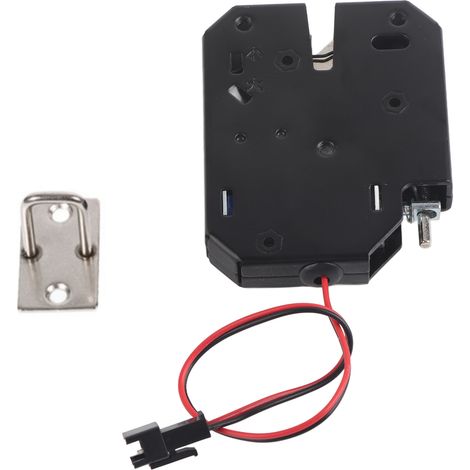 Elektromagnetischer Schaltschrank Für 12 V Dc, 2 A, Schubladenfächer, Abschließbarer Riegel Aus Schwarzem Kohlenstoffstahl