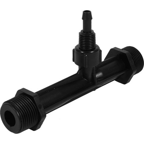 Schwarzes G3/4-zoll-gartenbewässerungsgerät Aus Kunststoff, Düngermischer Und Injektionsschlauch