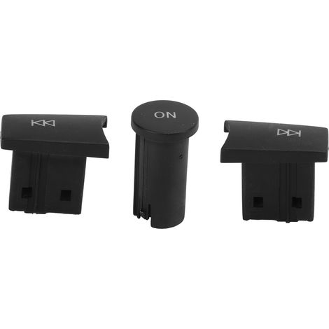 Lautstärkeregler Für Radio, 3-teiliges Set, Ersatzknopf Für Mercedes-benz C-klasse 2007-2009 (mattschwarz)