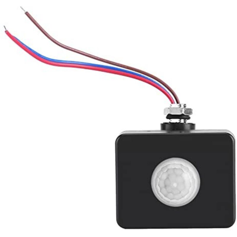 Mini-pir-bewegungsmelder-lichtschalter, Schwarz, Infrarot-bewegungsmelder, Wand- Und Bodenschalter