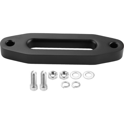 Fairlead Hawse 6-zoll Schwarzes Aluminium Synthetik Atv-windenkabel