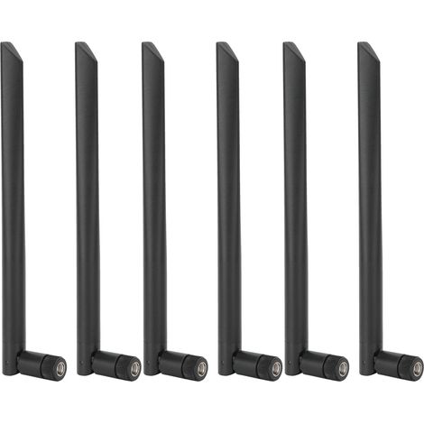 6-teiliges Dualband-wlan-antennenset (buchse) Für Kabelgebundene Netzwerkgeräte, 8 Db, Rpsma Ac 2,4 Ghz/5 Ghz