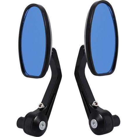 Paar 7/8" Motorrad-lenkerendspiegel, Schwarz, Motorrad-sonderangebot