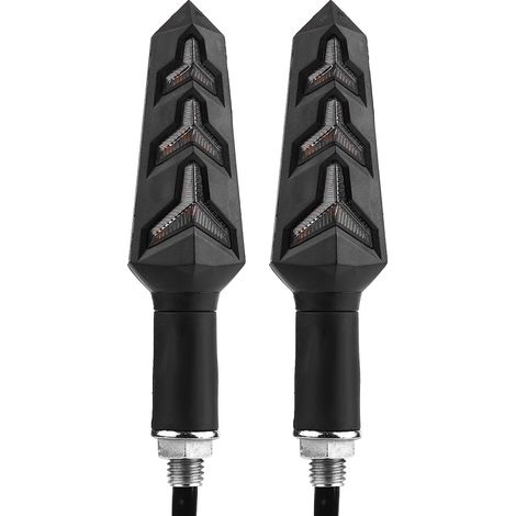 Paar Y-förmige Led-motorradblinker, Universelle Kontrollleuchte