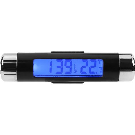 Automatische Elektronische Autouhr Mit Thermometer Und Multifunktionalem Led-display Mit Hintergrundbeleuchtung