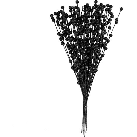 Glitzernde Zweige Für Weihnachtsbaum, Kranz-bastelarbeiten, Geschenk, Kleine Vase, Heimdekoration, Partyschmuck, Schwarz (z)