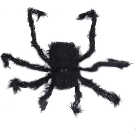Leuchtende Spinnendekoration Für Halloween, Flexible Und Biegsame Spinnendekoration Für Halloween, Batteriebetriebene Led-lichterkette Für Spukhäuser (knopfzelle)