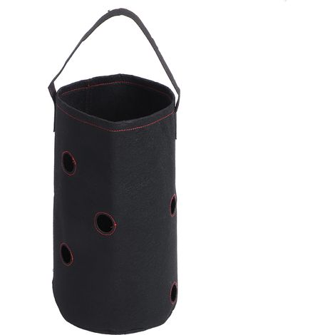 Wasserdichter Und Atmungsaktiver Filz-pflanzbeutel Für Erdbeeren Und Gemüse, Pflanztöpfe Im Taschenformat, Behälter Mit Runden Löchern
