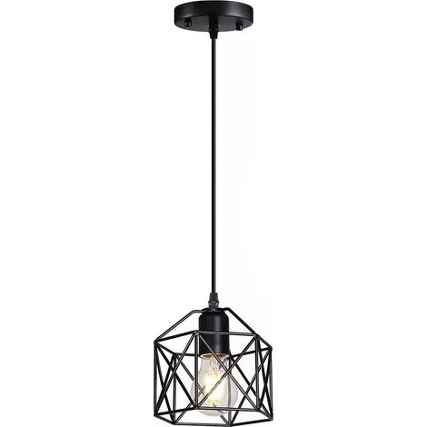 Industrielle Pendelleuchte, E26-fassung, Vintage-pendelleuchte Im Landhausstil Für Barbeleuchtung