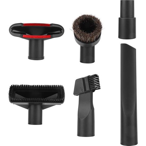 6-teiliges Staubsauger-bodenbürsten-set, Staubbürstenadapter-ersatzzubehör Für Staubsauger (32 Bis 35 Mm)