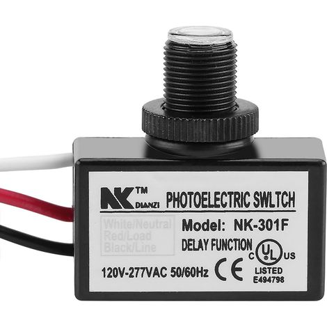 Automatischer Fotoelektrischer Lichtschalter Mit Dämmerungssensor Für Beleuchtungskörper, 120–277 V Wechselstrom