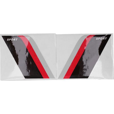 Universelle Vinyl-karosserieaufkleber, 2 Stück, Sportliches Design, 3 Farben, Wasserfeste Zierstreifen Für Schwarze Fahrzeuge