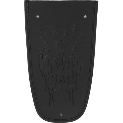 Motorrad-kotflügelabdeckung, Dekoratives Kunstlederkissen, Flammenmuster, Passend Für Xl 883 1200 48, Schwarz