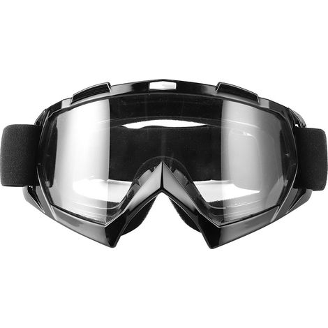 Wind- Und Staubdichte Helmbrille, Sportbrille Für Offroad-motorradfahren, Outdoor-reiten (schwarz)