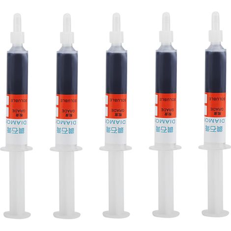 5-teiliges Set Diamantschleif- Und Polierpaste, Schleifnadelrohr W40 320