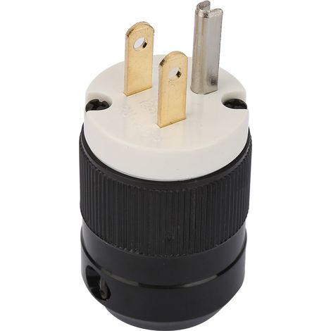 125-v-us-netzstecker, Wasserdichter 3-poliger Industriestecker (15 A 125 V)