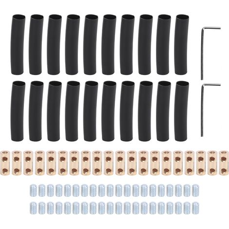 10 Awg Drahtverbinder, Kupfermutter-set, Hervorragende Leitfähigkeit, 60-a-verbindung, Schnellanschlussklemme, 20 Sets