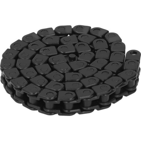 Kabelkette, Schwarze Geschlossene Kunststoffkette, Flexibler Drahthalter, 8 Mm Teilung, 400 Mm Länge, 50 Glieder