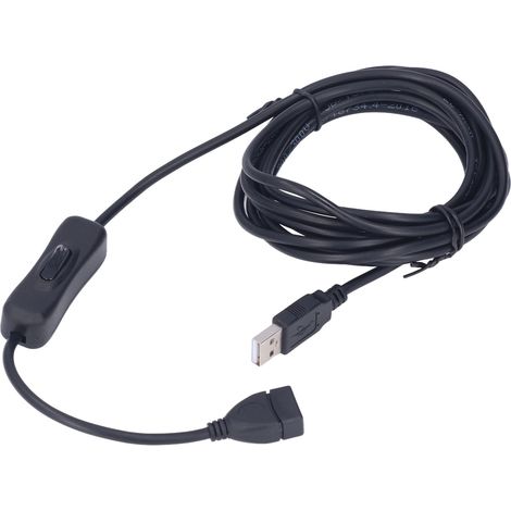Usb-verlängerungskabel Für Schalter, Schreibtischlampenkabel, Unterstützt Strom- Und Datenübertragung, 3 M / 9,8 Fuß