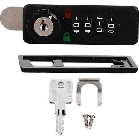 4-stelliges Mechanisches Zahlenschloss, Passwortgeschützte Sicherheitsschublade, Schuhschrank