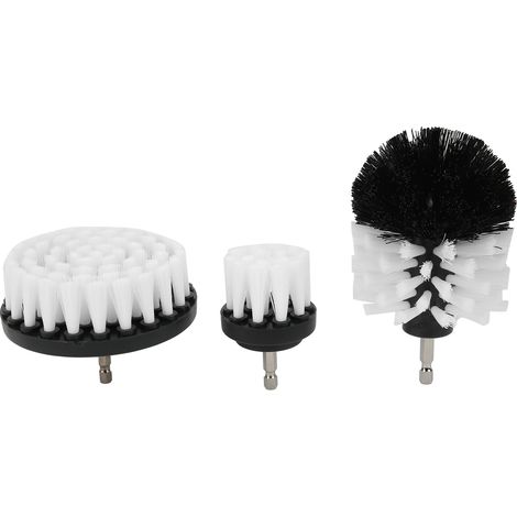 3-teiliges Bohrmaschinenbürsten-set, Elektrischer Scheuerer, Reinigungszubehör Aus Nylon Für Badewanne, Fliesen Und Toilette