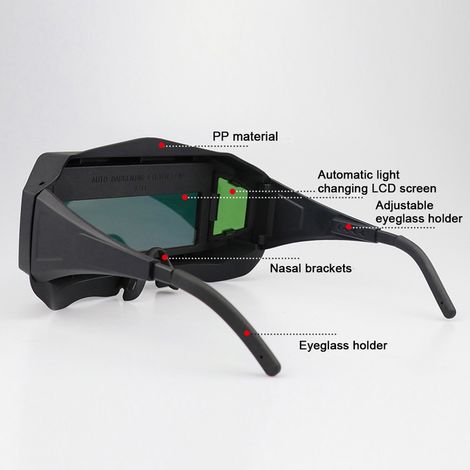 Schweißerbrille, Professionelle Schutzbrille Für Herren, Zum Schneiden Und Schleifen