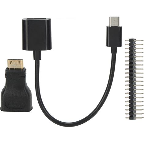 Mini-hd-auf-micro-usb-buchse-adapter 40p-stromkabel Für Raspberry Pi Zero Pin Kit