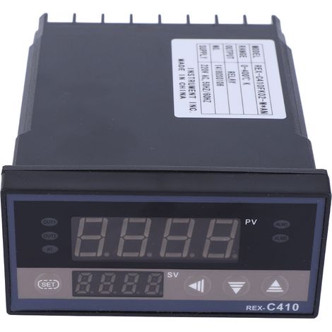 Rex C410 Einstellbarer Digitaler Temperaturregler Mit Relaisausgang, Thermostat, Ac 220 V