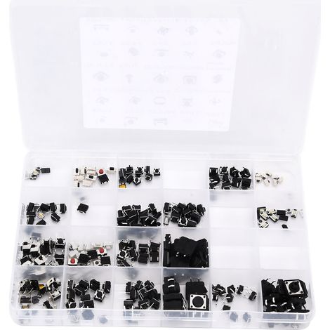 Set Mit 250 Mikro-kombinations-tastern (25 Werte) Für Tv-audiogeräte