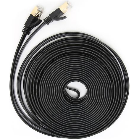 10-gigabit-cat7-netzwerkkabel, Doppelt Geschirmt, 8-adriges Verdrilltes Adernpaar, Computerzubehör, 3 Meter