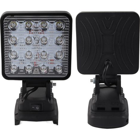 Kabellose Led-arbeitsleuchte, Betrieben Mit Einem 18-v-lithium-akku, Superhelle Außenleuchte, Sicherheitsleuchte, Scheinwerfer Für Bl1830, 1840, 1850