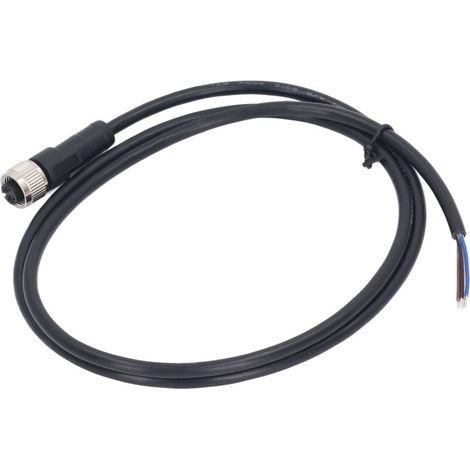 M12-kabel, 4-poliger Luftfahrtstecker, 1 M 250 V Ac/dc-buchse Für Maschinen Und Anlagen