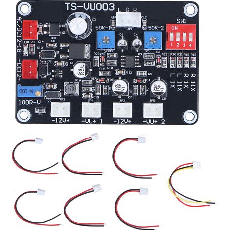 Ts Vu003 Vu-meter-treiberplatine, Einstellbare Panel-hintergrundbeleuchtung, Db-modul, Leistungsverstärker 100 Ma