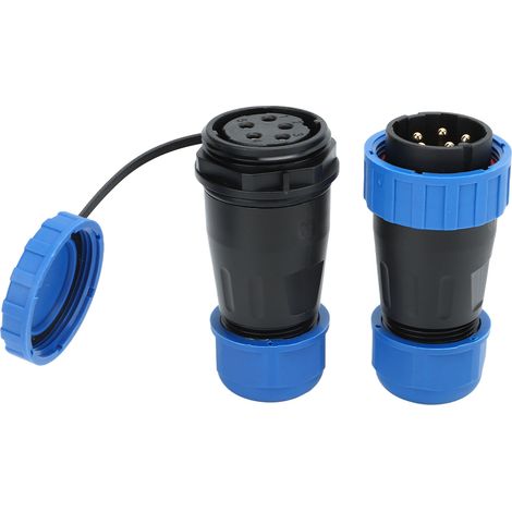 380 V 45 A Wasserdichter Stecker, Lötfrei, Weiblich Und Männlich, Luftfahrtstrom, 5-polig, Kontaktgröße 2,8 X 5 Mm