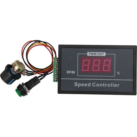 Drehzahlregler Für Dc 6v 12v 24v 48v Pwm-motoren, Stufenlos Regelbarer Drehzahlregler