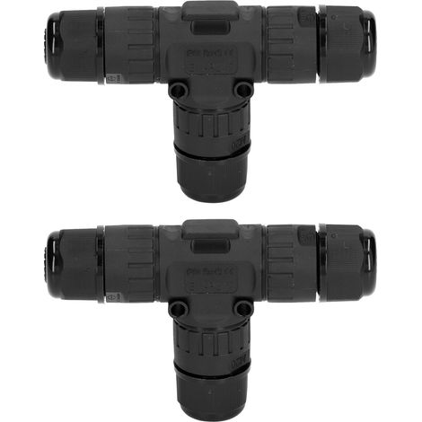 Typ-t-anschlussdose, Wasserdicht Nach Ip68, 450 V, 16 A, 9–12 Mm², 3-adriges Kabel, 2 Stück
