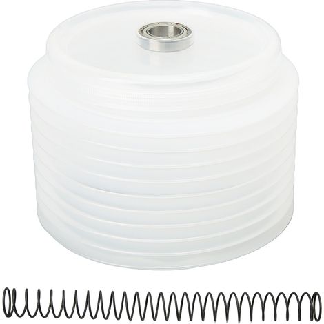 125-mm-staubauffangschale Für Lochsägen, Transparenter Silikonboden Mit Feder Zum Bohren