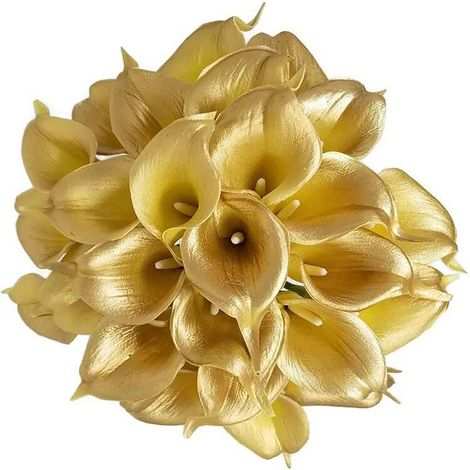 Calla-lilienblüten Am Stiel, Einzigartige Künstliche Blume Für Hochzeits- Und Heimdekorationsblumenarrangements (1)