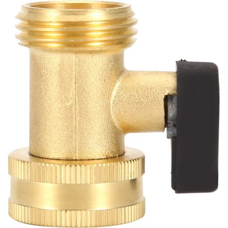 3/4" Dn20 Messing-ventilverbinder, Gerades Kugelhahn-rohrverbindungsstück, Einkanalig Für Garten
