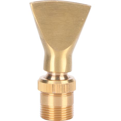 Schmaler Fächerstrahl, Messing-wasserfontänendüse, Verstellbarer Teichsprinkler-sprühkopf (g1/2 Innengewinde, G3/4 Außengewinde)