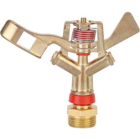 Rasensprenger Mit G3/4-zoll-25-mm-außengewinde, Gartensprenger Aus Zinklegierung, Armsprenger Für Rasenbewässerungssysteme (1 Stück)