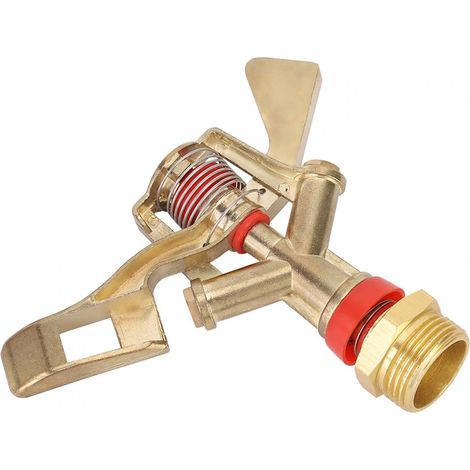Gartensprenger, Bewässerungssprenger, Zinklegierung G3/4 Zoll 25 Mm Außengewinde 0,84-1,62 M/h Für Hausgartenmöbel, Blumenzucht Und Baumschulproduktion (2 Stück)